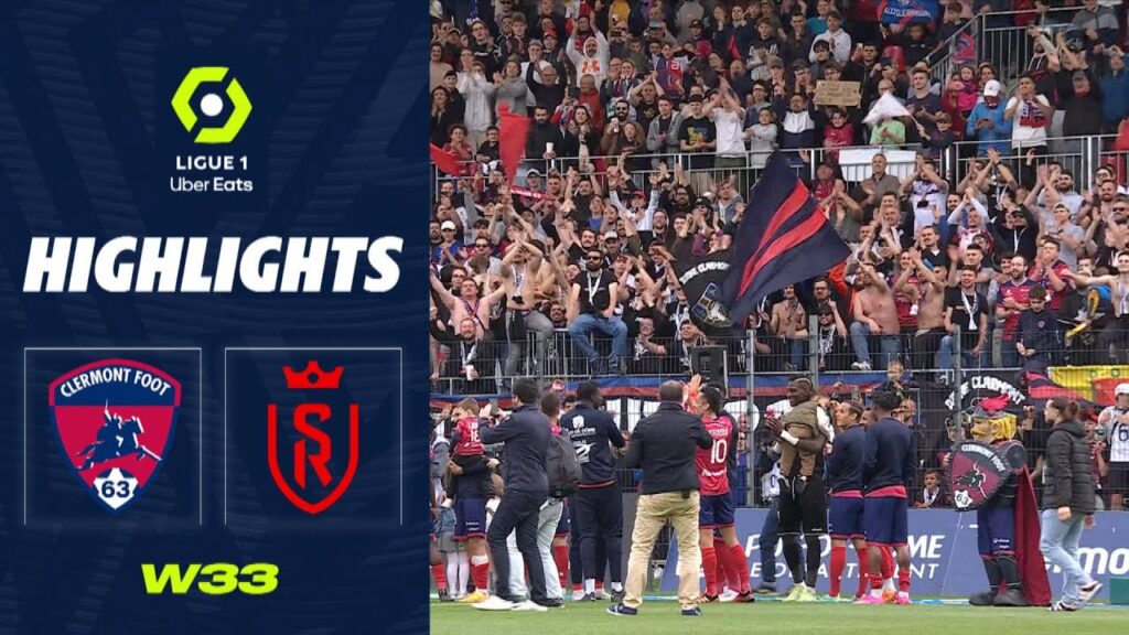 CLERMONT FOOT 63 - STADE DE REIMS (1 - 0) - Highlights - (CF63 - SdR) / 2022-2023