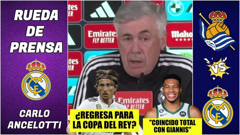 REAL MADRID Ancelotti FELICITA al Barcelona y da buenas noticias de Luka Modric | La Liga