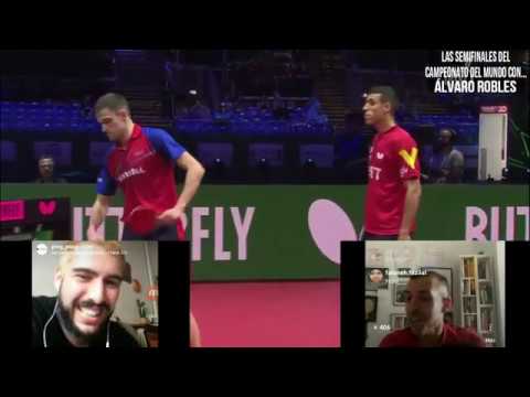 Tenis de mesa: Álvaro Robles comenta en directo el partido de semifinales del mundial