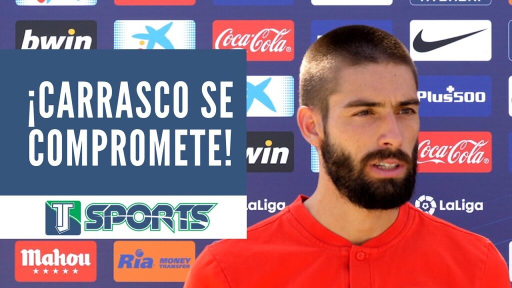 Yannick Carrasco: "Haremos lo posible para que la afición vea un partido bonito por tele"