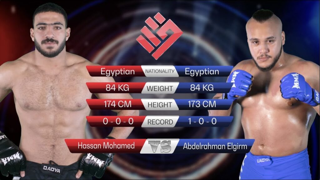 Abdel Rahman Elgirm vs. Hassan Mohamed | FULL FIGHT | The Qage 001  #Qage001 #mma #fight #fightnight