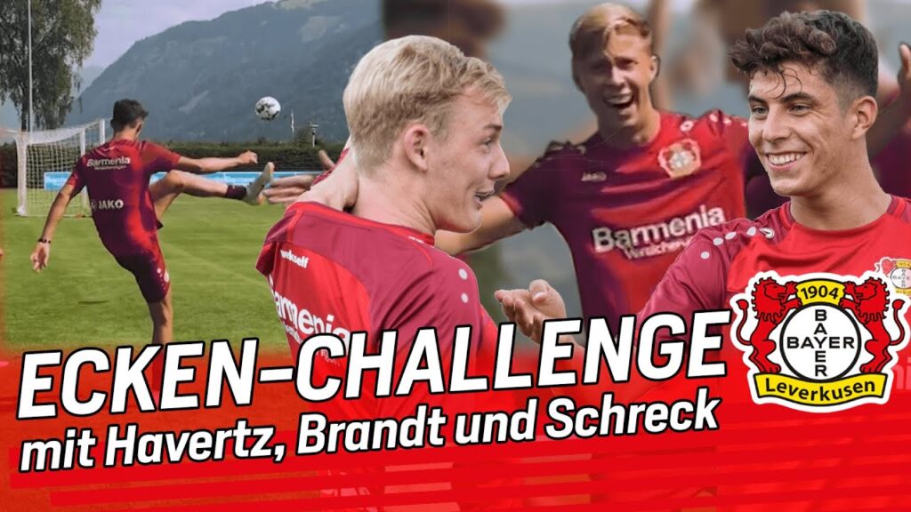 Irrer Winkel 😱 | Kai Havertz, Julian Brandt & Sam Schreck im Battle bei CRAZY CORNER KICK CHALLENGE