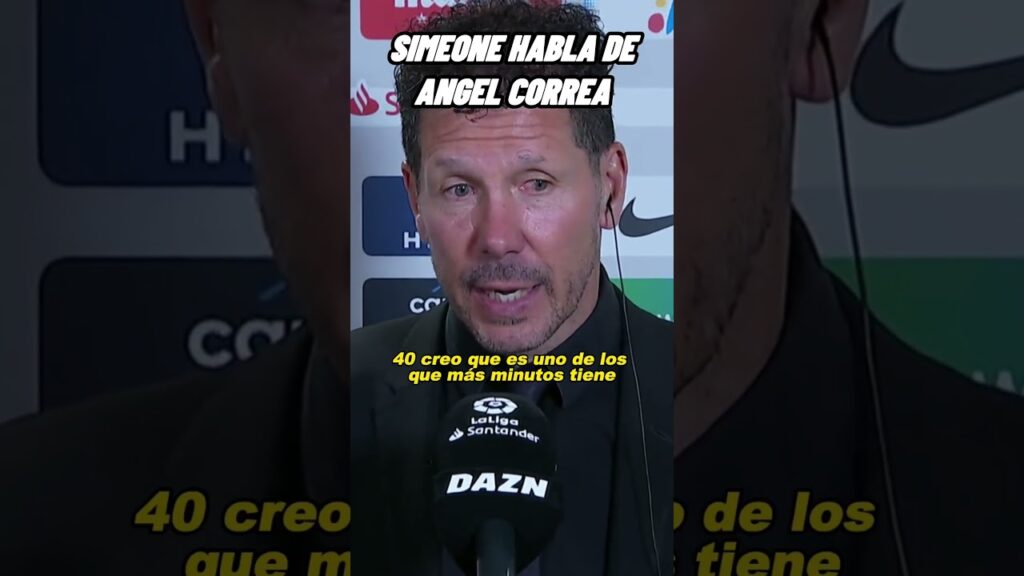 RDP SIMEONE HABLA DEL PARTIDO DE ANGEL CORREA /ATLETICO DE MADRID 1 VS O REAL BETIS #SHORTS