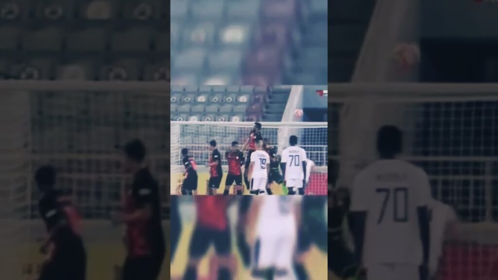Free kick by Hasan Al-Haydos #UmmSalal 1:3 #AlSadd #football #EmirCup