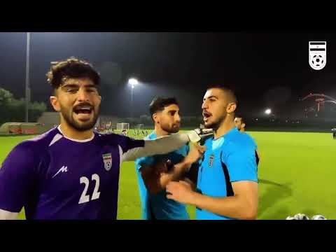 تمرین استپ شوت تیم ملی فوتبال ایران