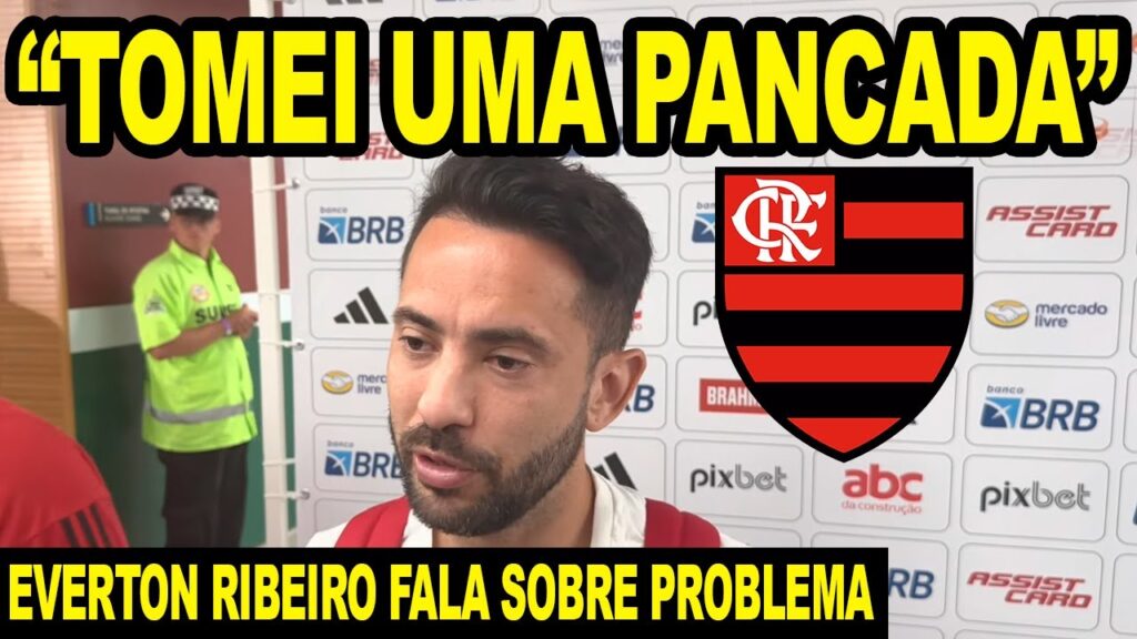 EVERTON RIBEIRO FALA SOBRE PROBLEMA E LESÃO DE THIAGO MAIA! COMENTA CHANCES PERDIDAS DO MENGÃO E+