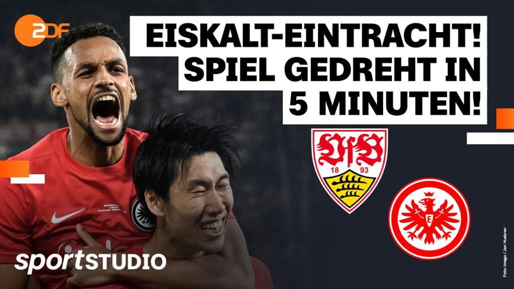 VfB Stuttgart – Eintracht Frankfurt Highlights | DFB-Pokal Halbfinale 2022/23 | sportstudio
