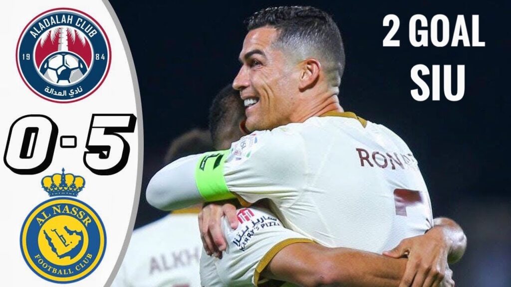 Al nassr 5-0 Aladalah || All goals and extended highlight in hd 2023 😍 #ronaldo #cristianoronaldo