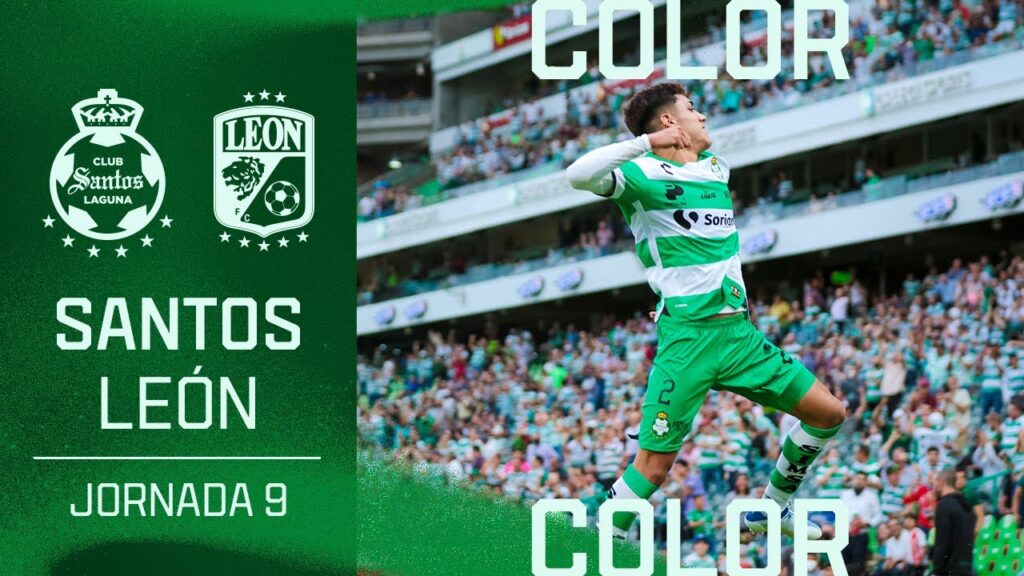 Golazos de Omar Campos y Félix Torres en el color del partido // SANTOS 2-1 LEÓN // J9 LIGAMX