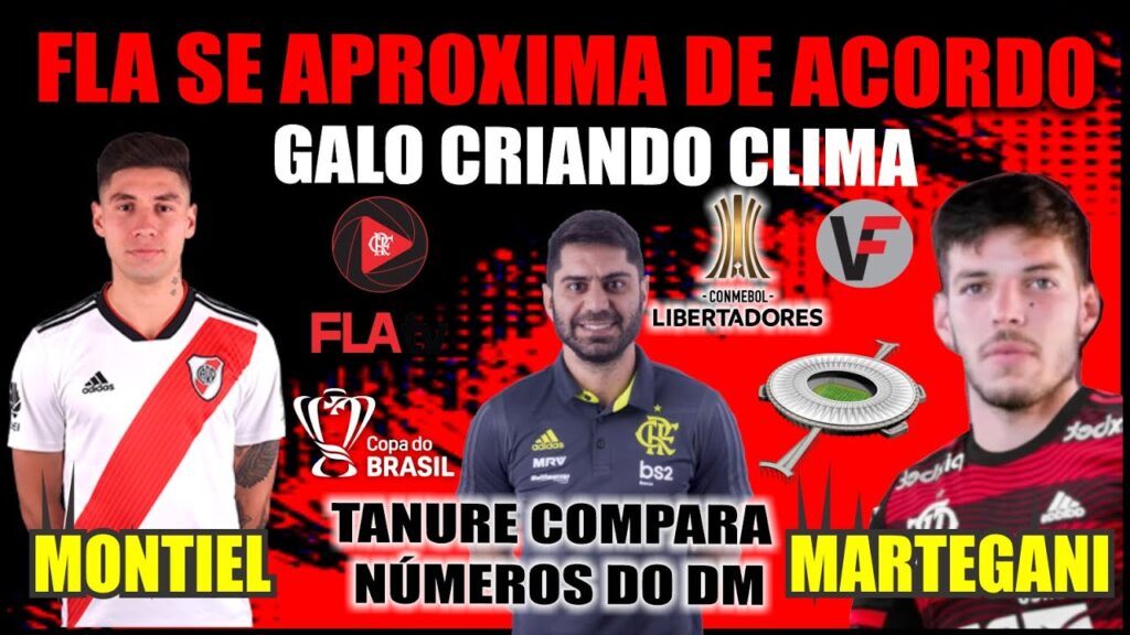 SITUAÇÃO GONZALO MONTIEL E AUGUSTIN MARTEGANI I GALO CRIA CLIMA I DM DO FLA I FLA TV EXCLUIDA E+