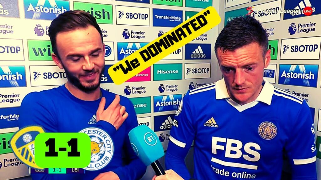 James Maddison & Jamie Vardy Post Match Interview vs Leeds United