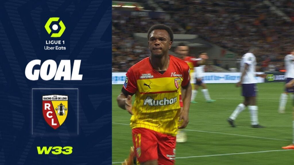 Goal Ikoma-Loïs OPENDA (33' - RCL) TOULOUSE FC - RC LENS (0-1) 22/23