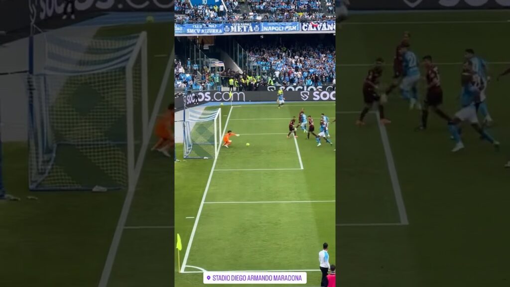 Goal by Mathías Olivera the Emotion of the Fan #napoli