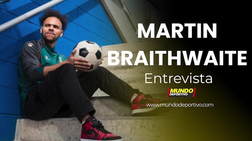 Entrevista a Martin Braithwaite, delantero del RCD Espanyol: "No firmo el empate en el Bernabéu"