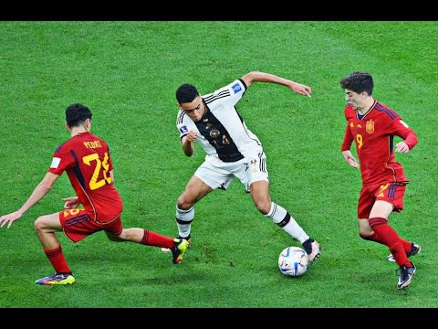 Jamal Musiala vs Spain #worldcup #football #germany #spain