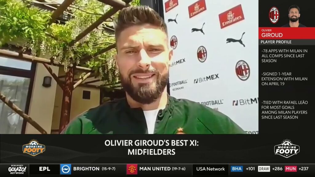 Olivier Giroud gives us his Best XI of players he's shared the pitch with | Morning Footy
