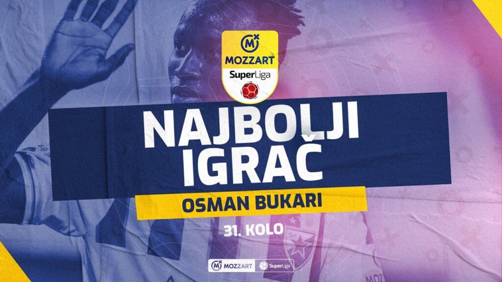 Mozzart Bet Super liga 2022/23 - 32.Kolo: Najbolji igrač kola Osman Bukari