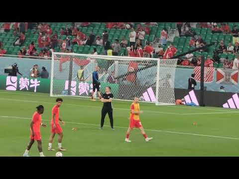 Milan Borjan zagrevanje pred utakmicu Kanada Maroko