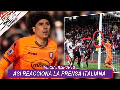 ASI REACCIONA PRENSA ITALIANA a PARTIDO de MEMO OCHOA SALERNITANA vs FIORENTINA