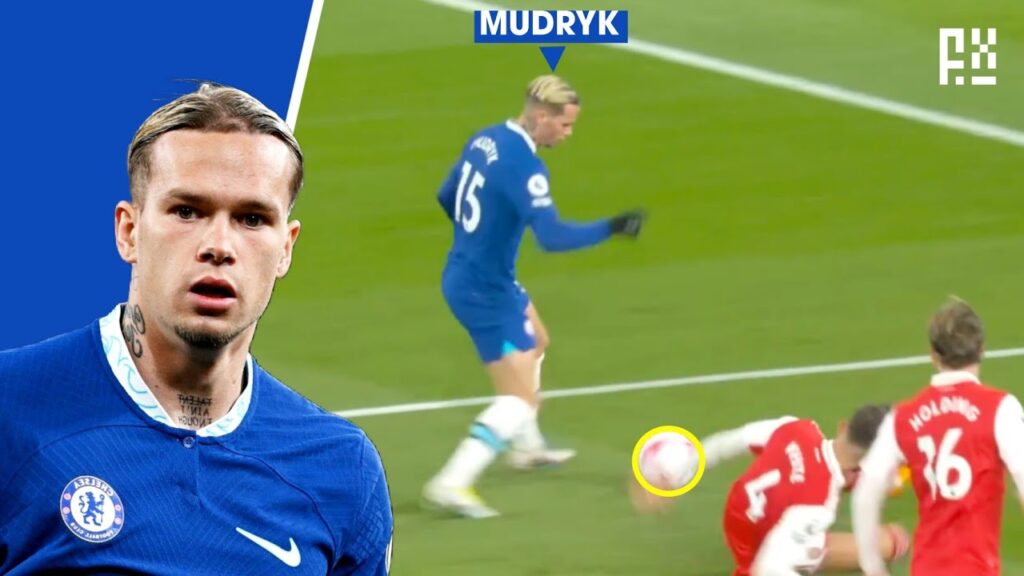 Mudryk brings out the anger of LASERS to Ben White