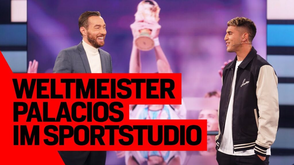 Exequiel Palacios besucht das ZDF Sportstudio | Behind the scenes