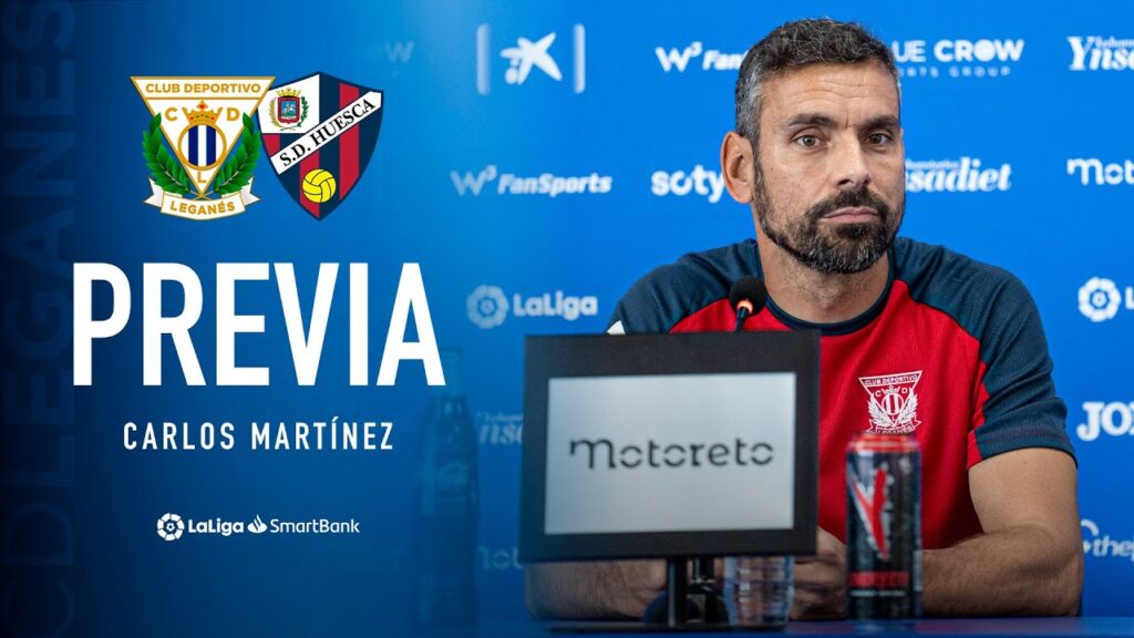 🎙 Rueda de prensa de Carlos Martínez previa al #LeganésHuesca | C.D. Leganés