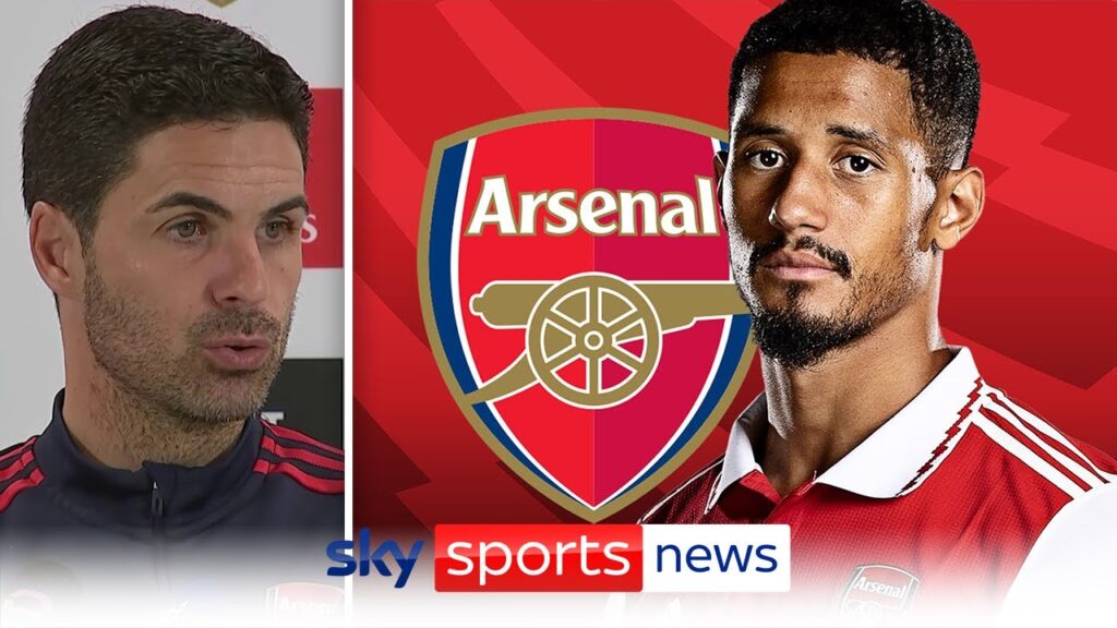 Mikel Arteta discusses if William Saliba will be able to play for Arsenal again this season