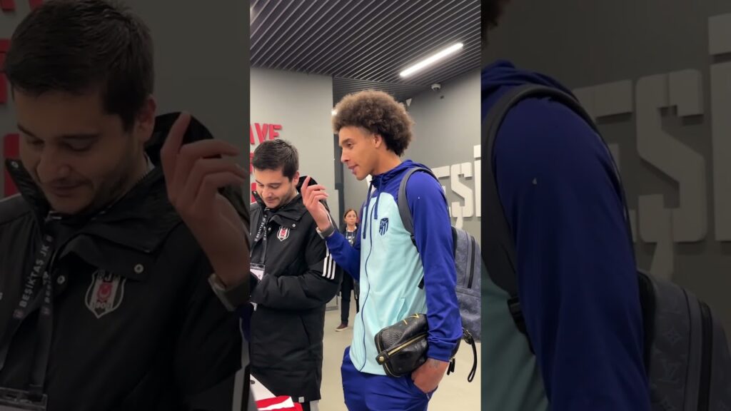 Dostluk maçı sonu Axel Witsel! #futbol #atleticomadrid