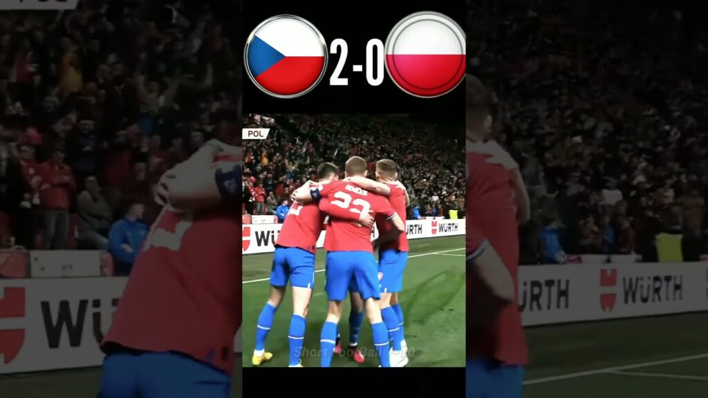 Czech Republic Vs Poland 2024 Euro qualifying highlight #football #shorts #youtube