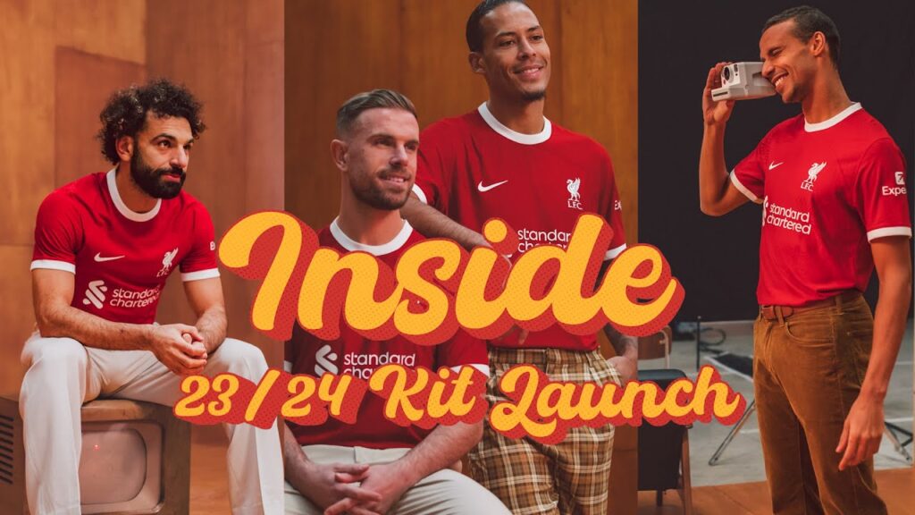 Inside Kit Launch: Konate, Salah & Robbo show us around the new-look 23/24 Liverpool FC home kit