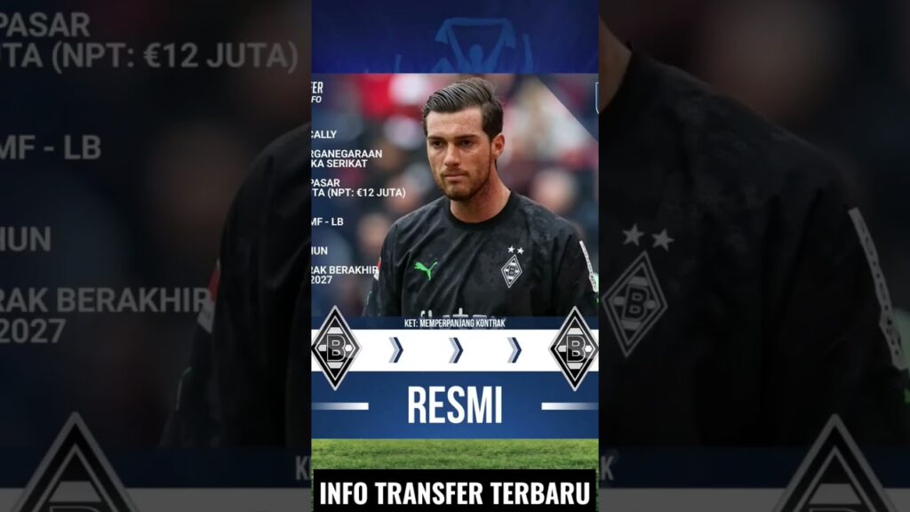 Bursa Transfer Terbaru Joe Scally Masih Memperkuat B. Monchengladbach #short #shorts #shortvideo