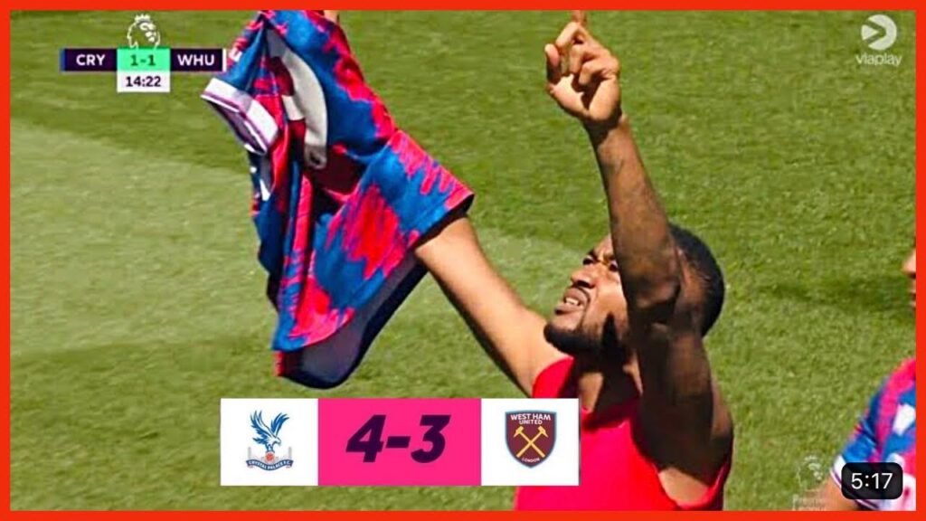 JORDAN AYEW & JEFFREY SCHLUPP GOALS | CRYSTAL PALACE VS WEST HAM (4-3) | GHANAIANS REACTION