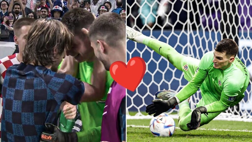❤️Croatia Players Crazy Celebrating with Goalkeeper Dominic Livaković after 3 Penalty Saves vs Japan