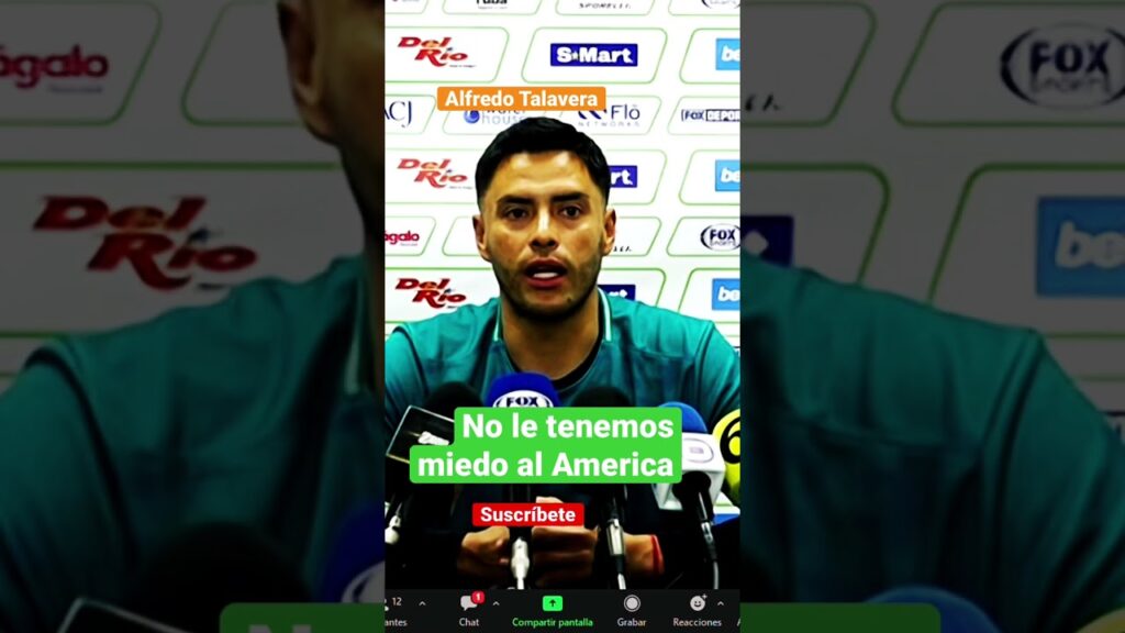 ALFREDO TALAVERA “No te tenemos miedo al America “ Ningún equipo es invendible. #america #shots