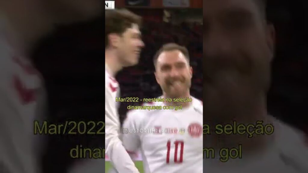 Ele quase MORREU e hoje joga na Premier League - Christian Eriksen a REVIRAVOLTA!