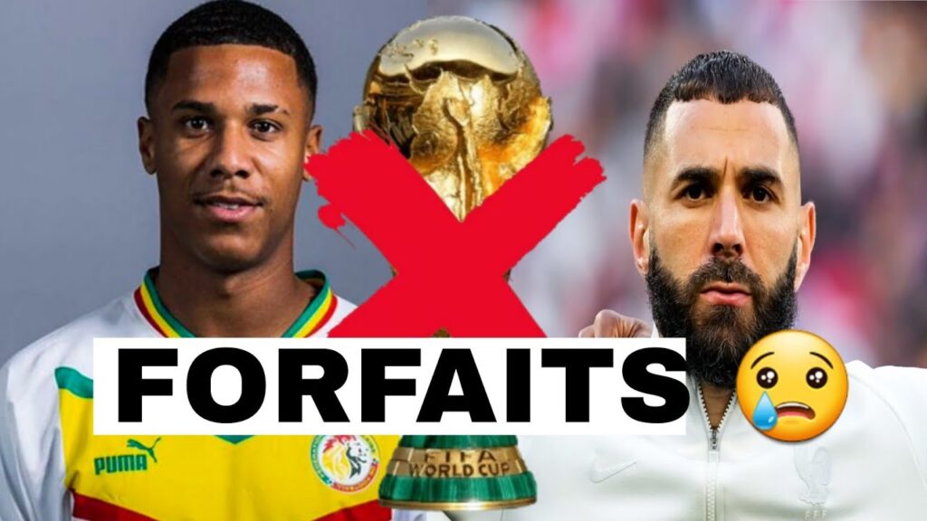 ISMAIL JAKOBS FORFAIT A CAUSE DE LA FSF...BENZEMA FORFAIT A CAUSE D'UNE BLESSURE...