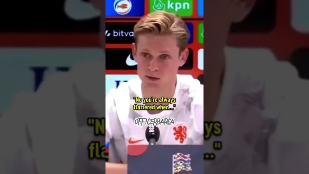 Frenkie De Jong rejects Man utd in cold way 🥶😂