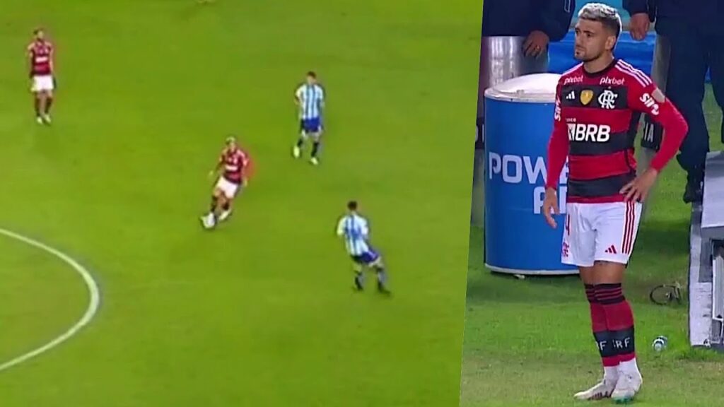 Veja como foi a volta do Arrascaeta ao time do Flamengo vs Racing