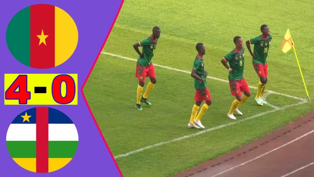 Cameroun 🆚 RCA (4-0) Résumé de la rencontre : UNIFFAC TOURNOI  U17 2023