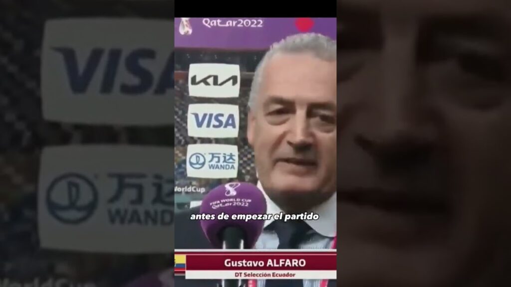 Ni una palabra más ni una palabra menos, simplemente Gustavo Alfaro. Ecuador quedó en lo alto🇪🇨