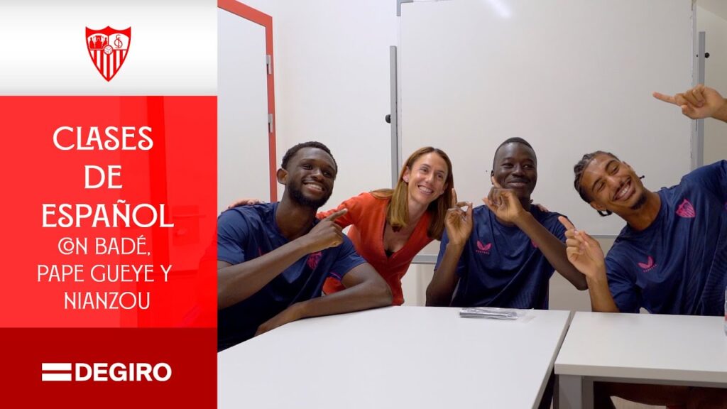 Clases de español con Badé, Pape Gueye y Nianzou