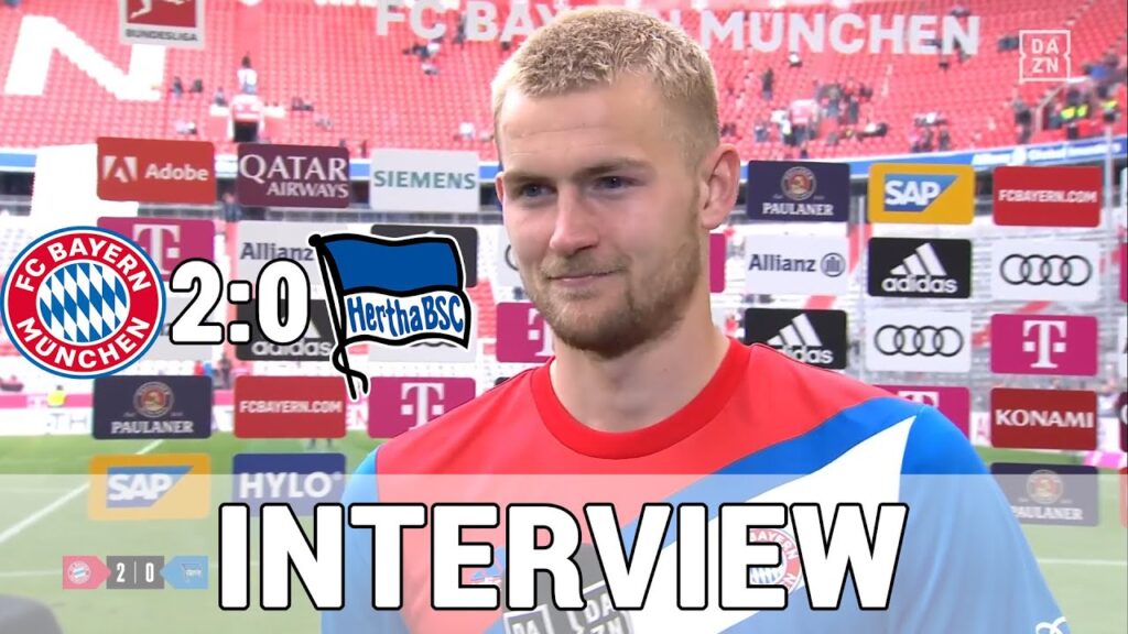 Matthijs de Ligt nach dem Spiel:,,Es geht um Leidenschaft!" Nach dem 2:0 gegen die Hertha