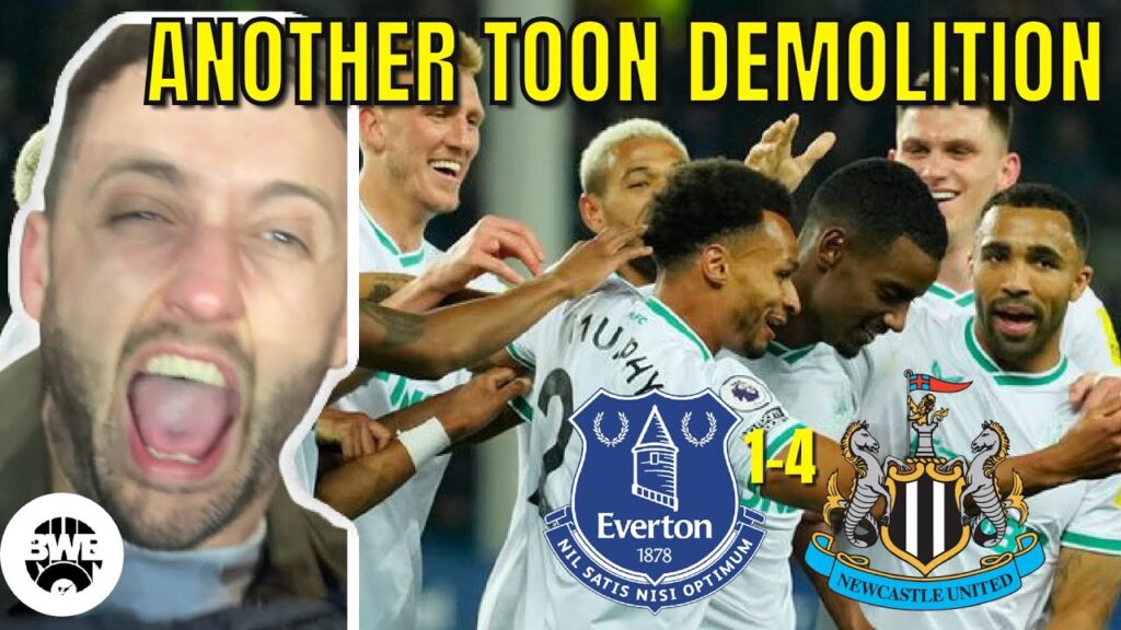 CALLUM WILSON helps Newcastle DESTROY Everton | Everton 1-4 Newcastle United Away Match Vlog