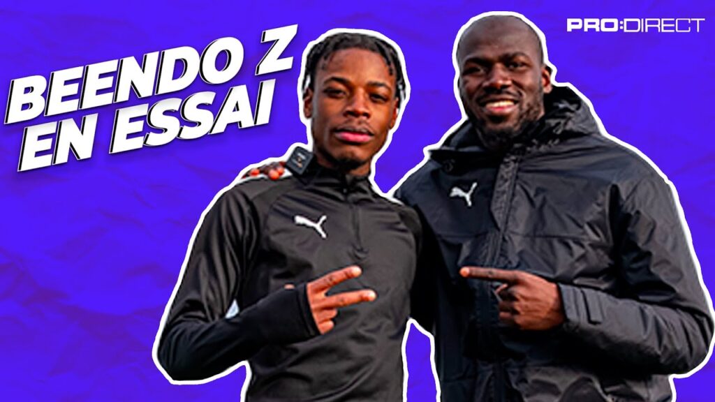 BEENDO Z en ESSAI avec KALIDOU KOULIBALY à LONDRES