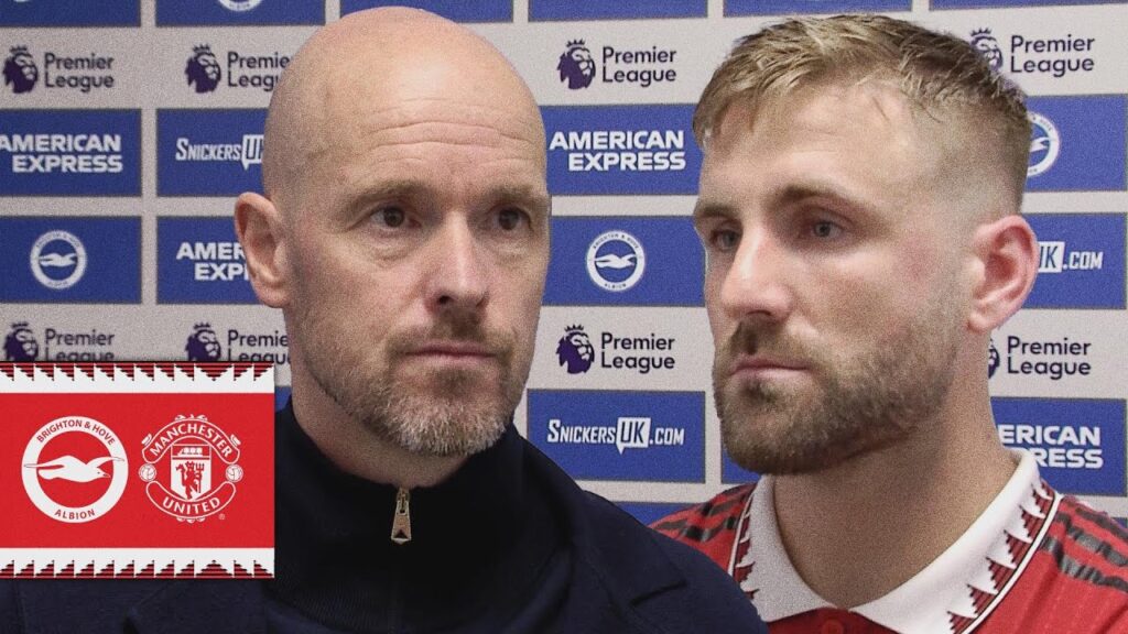 Ten Hag and Shaw Speak After Brighton Defeat 🗣 | Post-Match Reaction