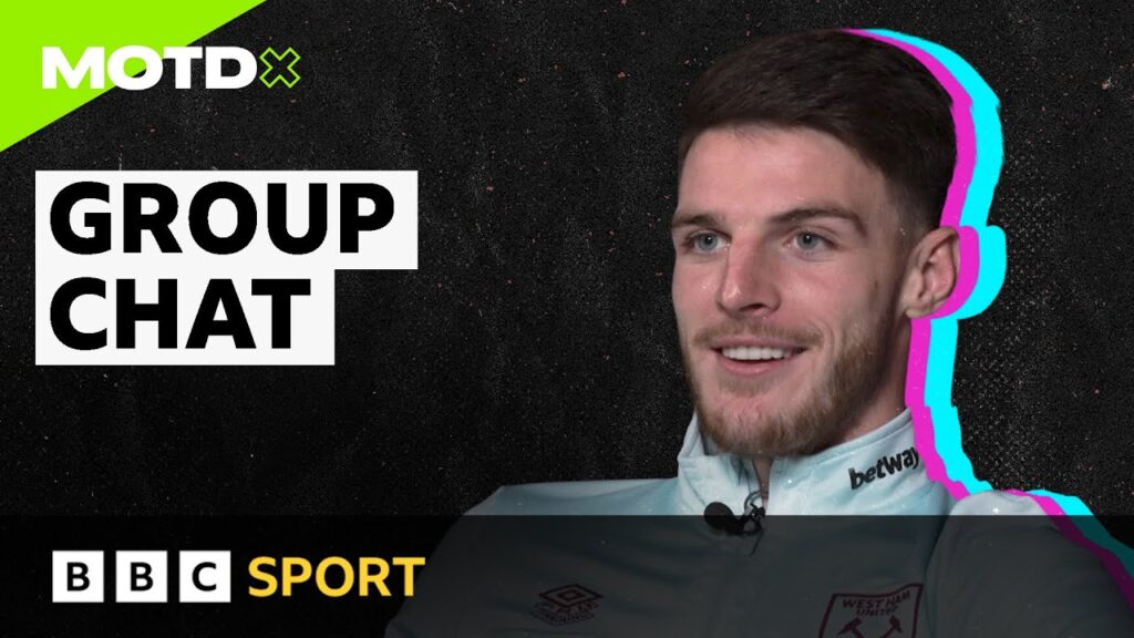 'Me, Mason & Jack at a festival would be top viewing' | Declan Rice's Group Chat | MOTDx