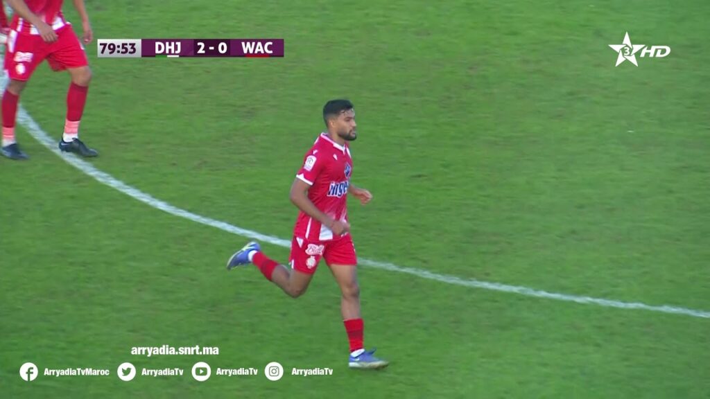 الدفاع الحسني الجديدي 2-1 الوداد الرياضي هدف يحيى عطية الله في الدقيقة 80.