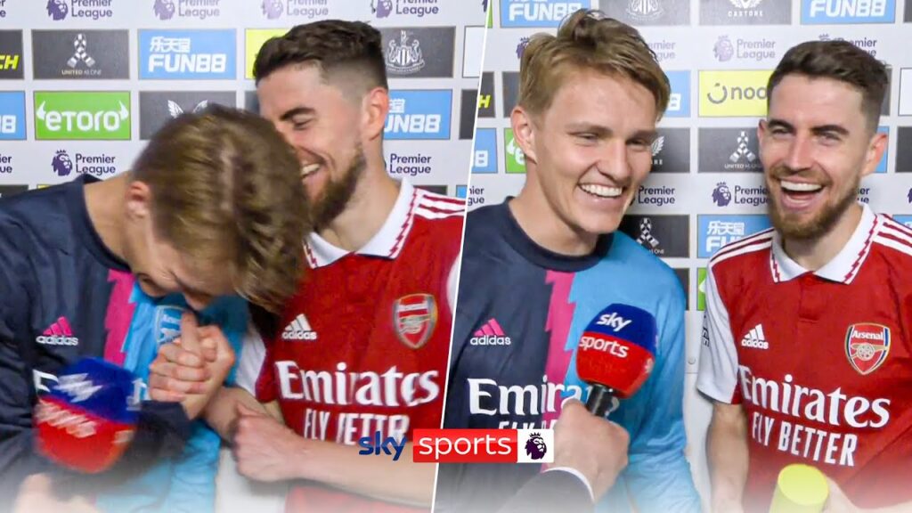 "He's NOT Happy!" 😂 | Jorginho & Odegaard's BRILLIANT Reaction To Player Of The Match