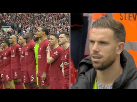 🙄 Liverpool fans slam Jordan Henderson for singing national anthem ahead of Brentford match 🙄 Liverpool fans slam Jordan Henderson for singing national anthem ahead of Brentford match
