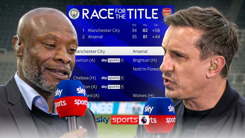 "Something COULD happen!" 🍿 | Gary Neville on the Premier League title race 🏆